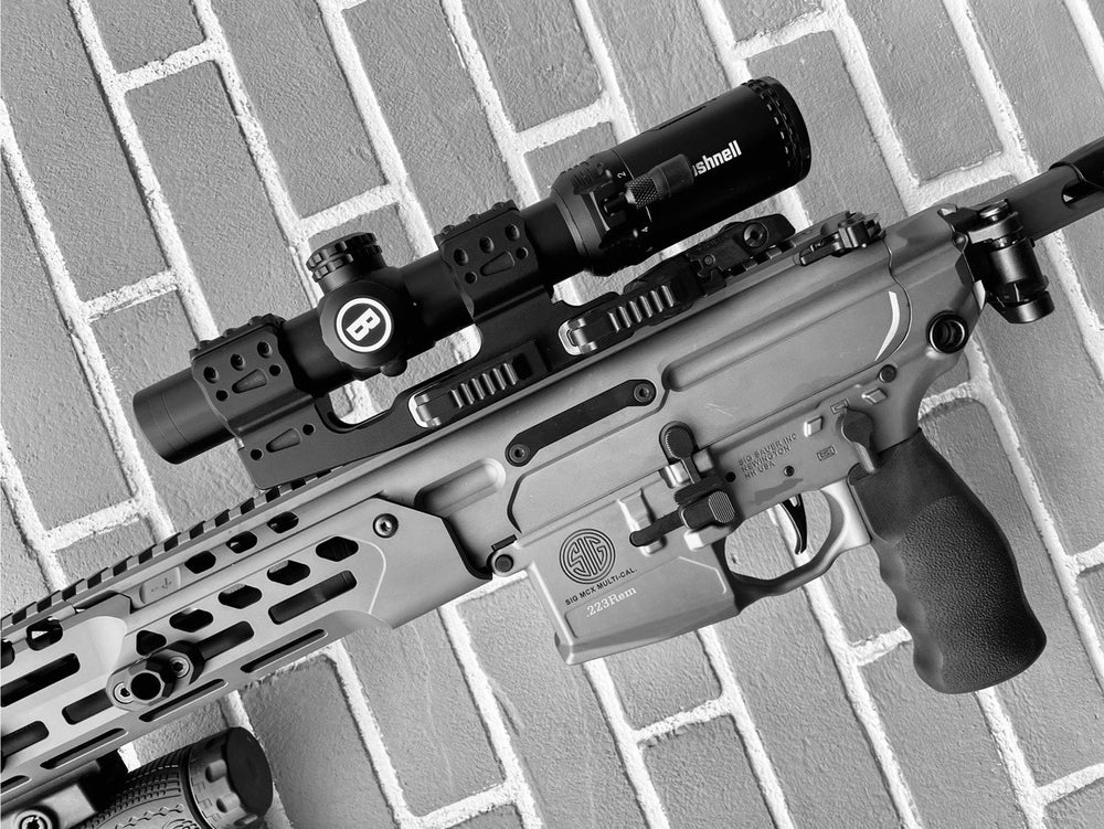 30 mm taikiklio laikiklis su pasvirimu | Picatinny QD Ergo pagrindas