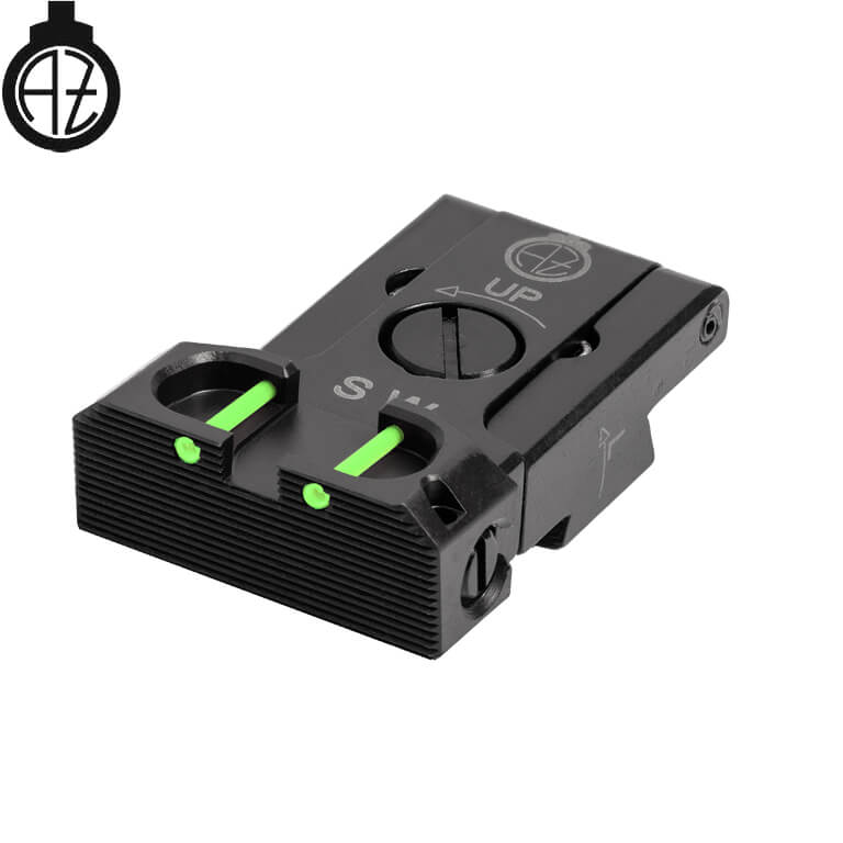CZ Shadow 2 reguliuojamas galinis taikiklis su šviesolaidžiu