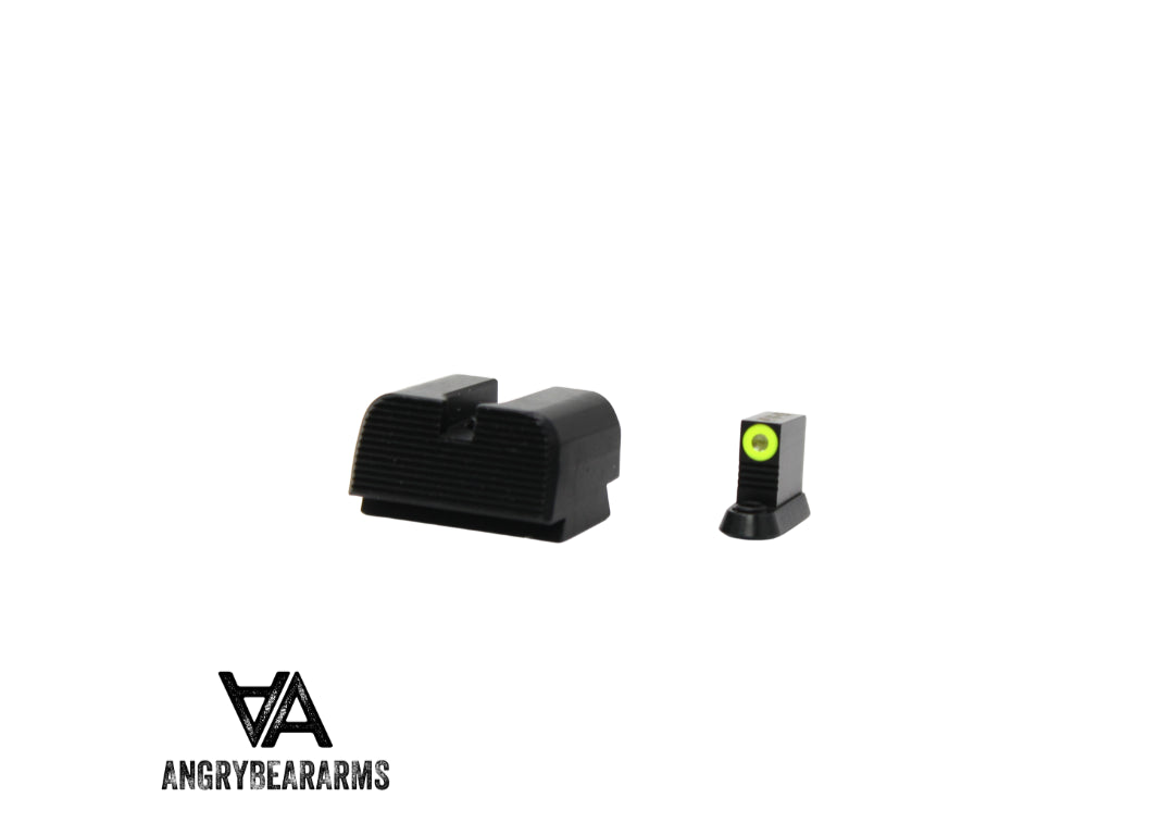 CZ P-10 Optics Ready tall night sights with tritium