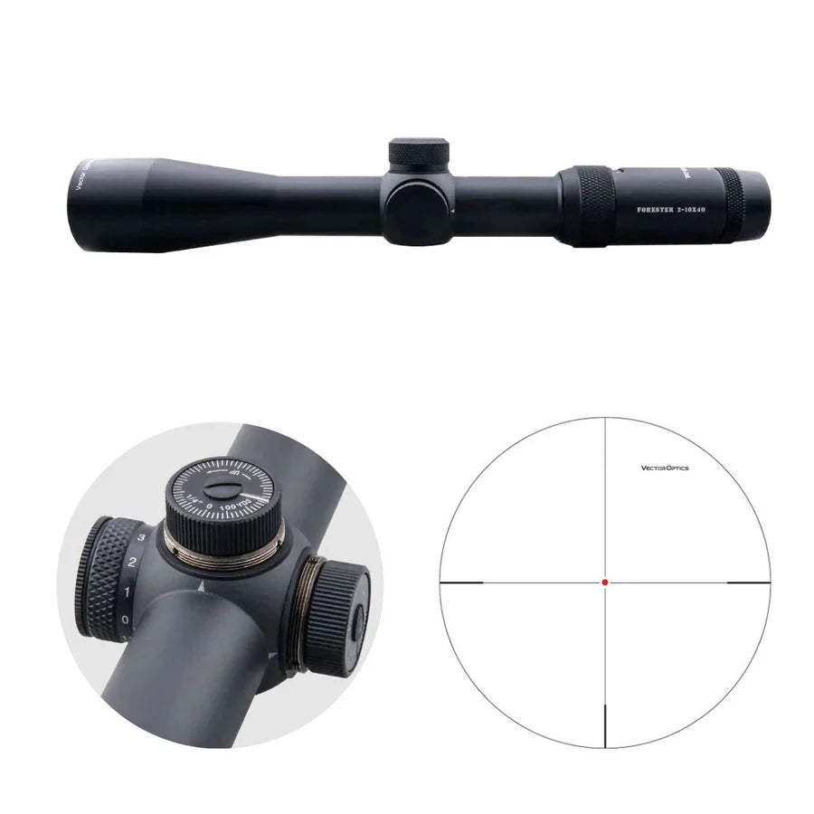 Vector Optics Forester 2-10x40SFP šautuvo optinis taikiklis