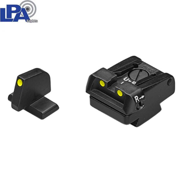 HK VP9 OR & HS SFP9 OR adjustable sight set | with luminescent dots