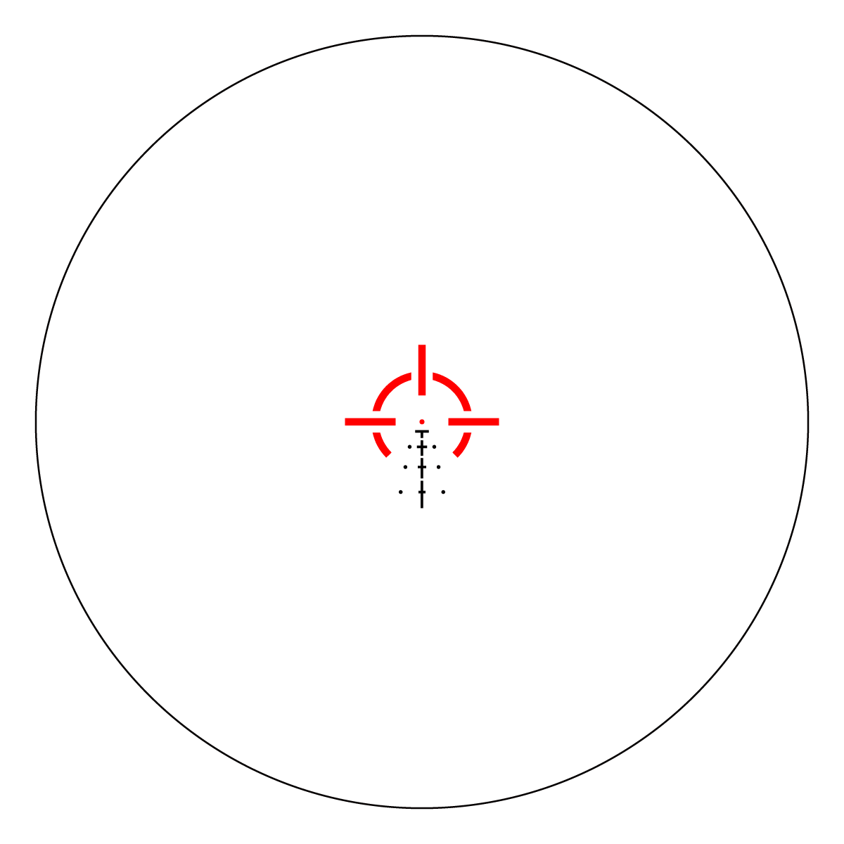 Vector Optics Paragon 3x18 itin kompaktiškas prizmės tipo šautuvo taikiklis