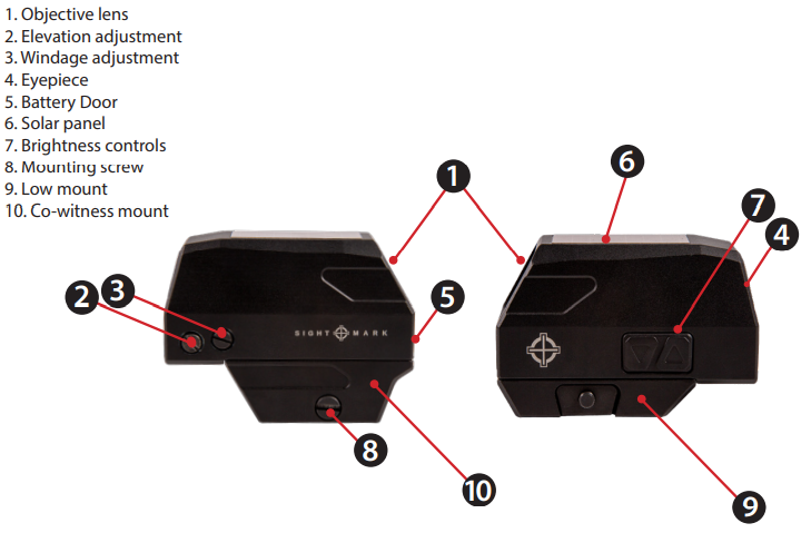 Sightmark Volta Solar Red Dot Sight