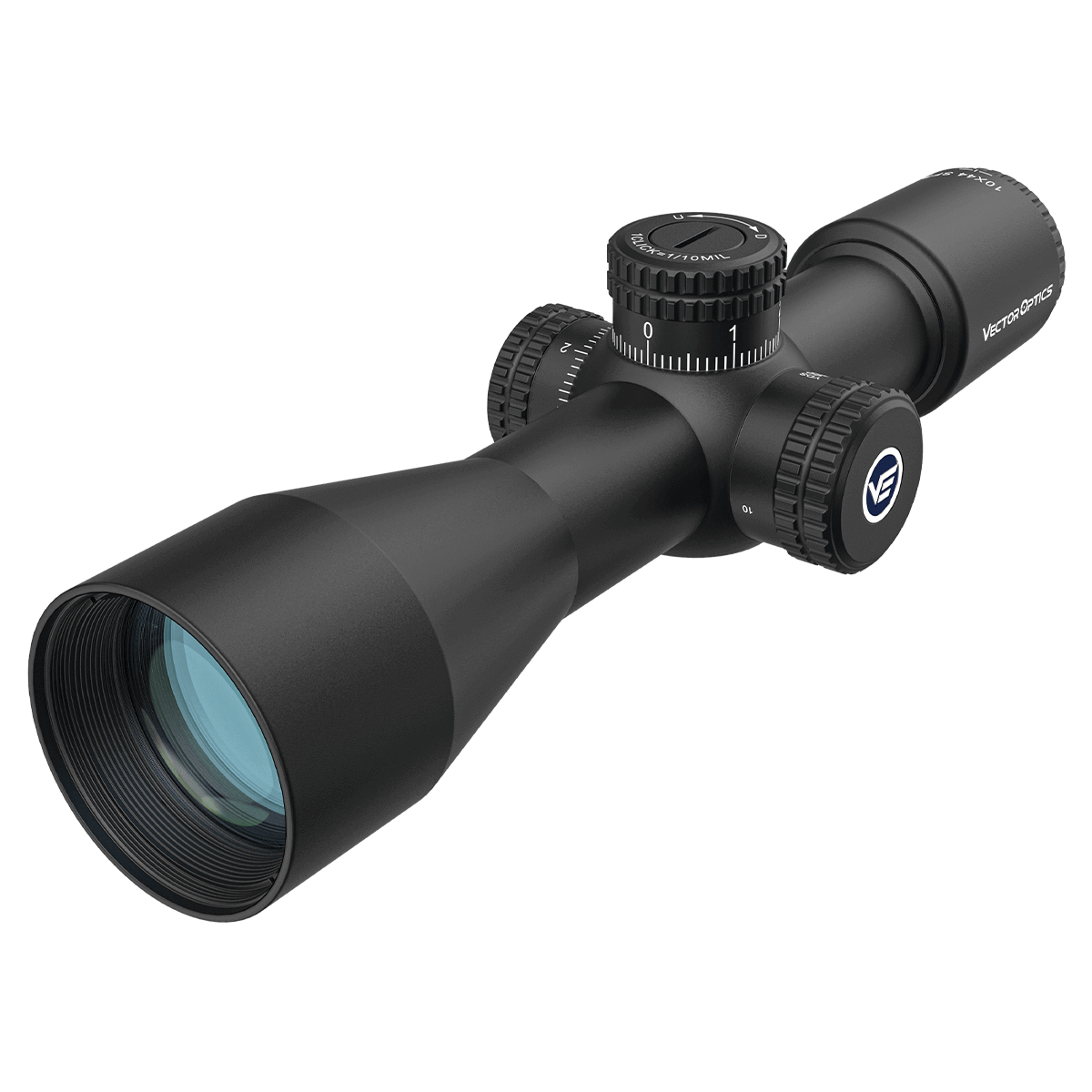 Vector Optics Veyron 10x44 SFP compact šautuvo optinis taikiklis