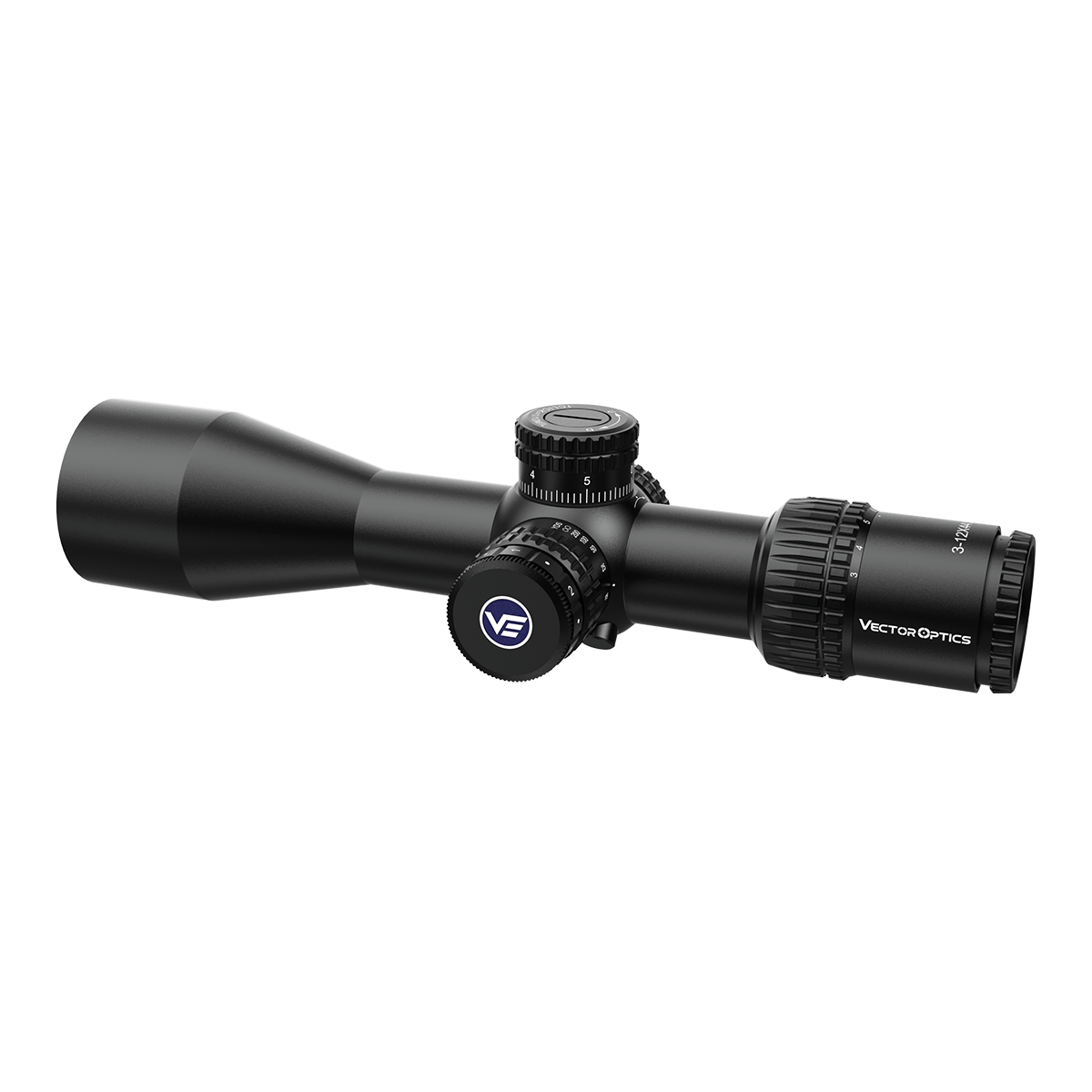 Vector Optics Veyron 3-12x44IR SFP kompaktiškas optinis taikiklis šautuvui Vector Optics