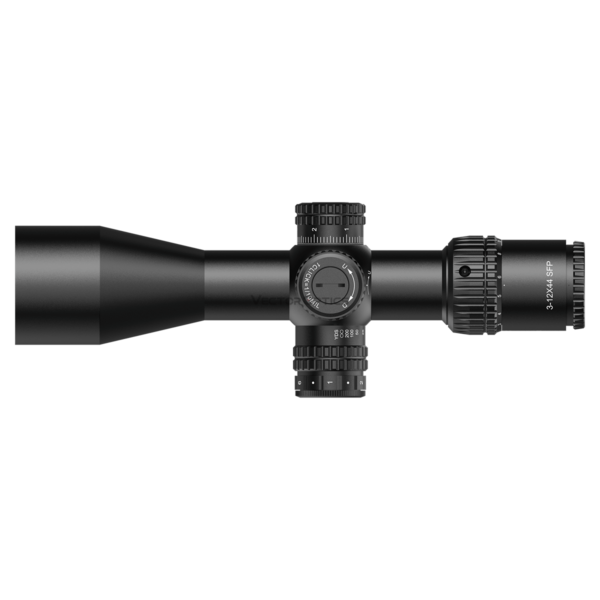 Vector Optics Veyron 3-12x44IR SFP kompaktiškas optinis taikiklis šautuvui Vector Optics