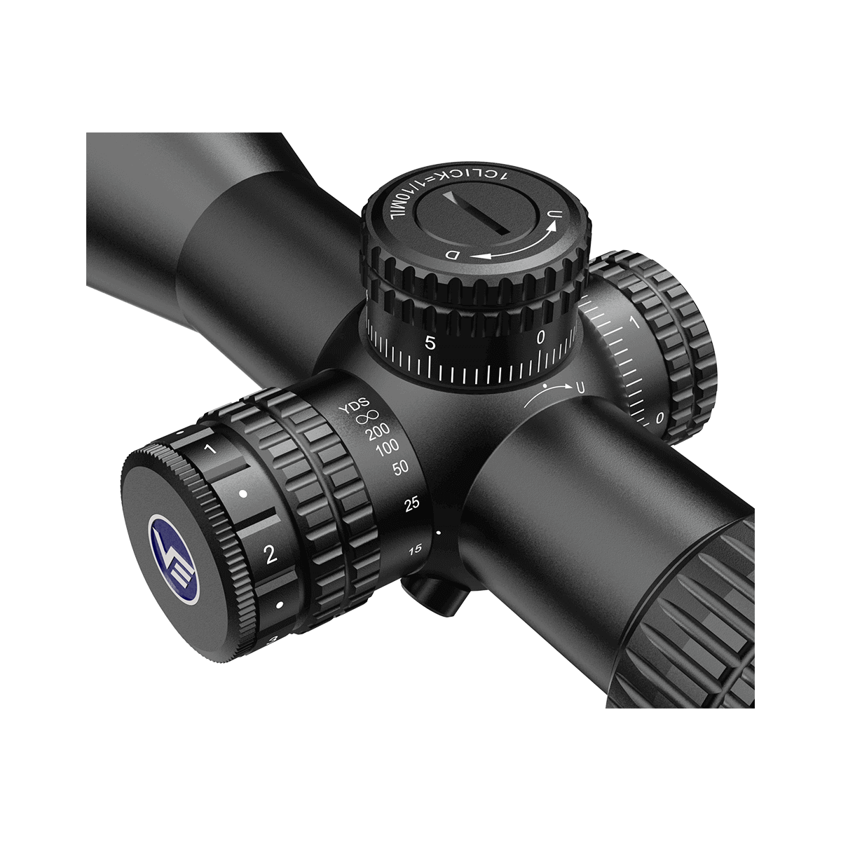 Vector Optics Veyron 3-12x44IR SFP kompaktiškas optinis taikiklis šautuvui Vector Optics