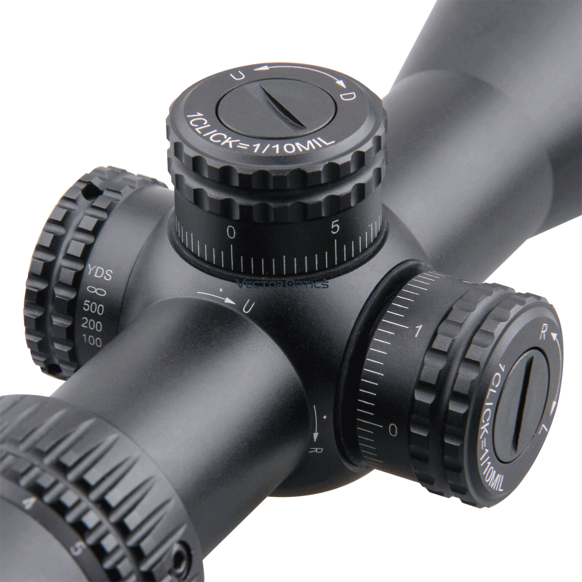 Vector Optics Veyron 3-12x44 SFP kompaktiškas optinis taikiklis šautuvui