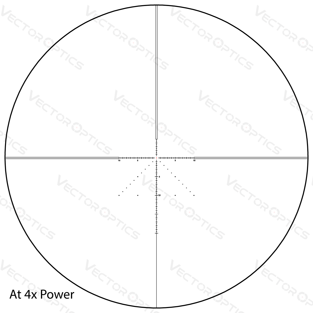 Vector Optics Veyron 4-16x44 IR First Focal Plane Illuminated šautuvo optinis taikiklis