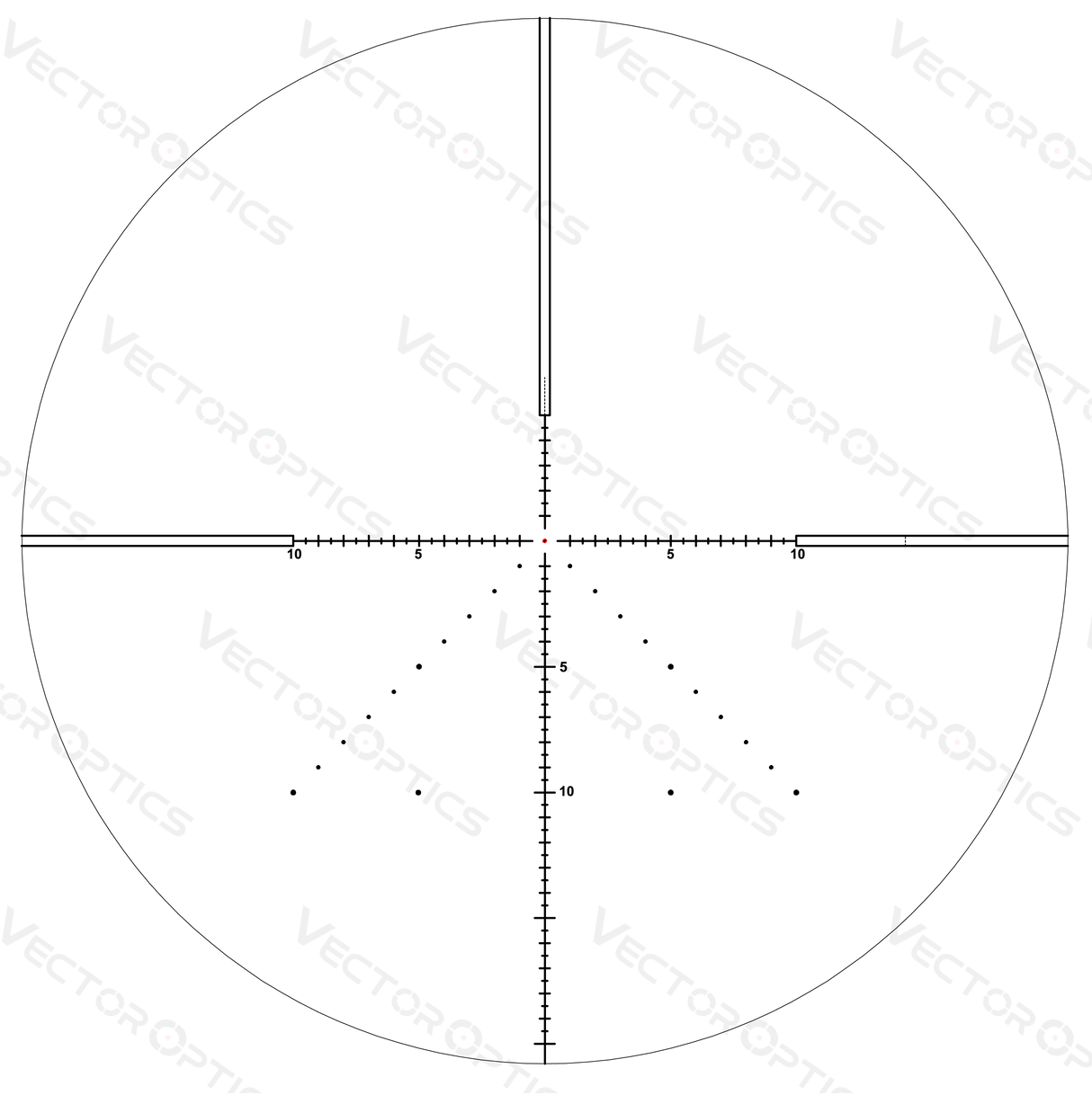 Vector Optics Veyron 4-16x44 IR First Focal Plane Illuminated šautuvo optinis taikiklis