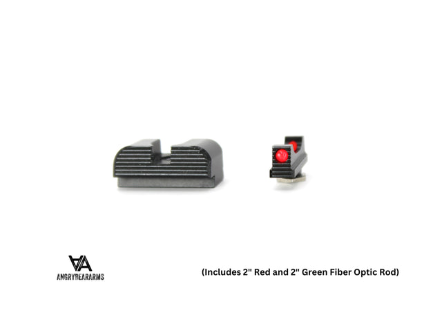 Walther PDP low sport sights with fiber optics