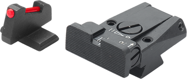 Browning Hi-Power reguliuojami mechaniniai taikikliai | fiber optic