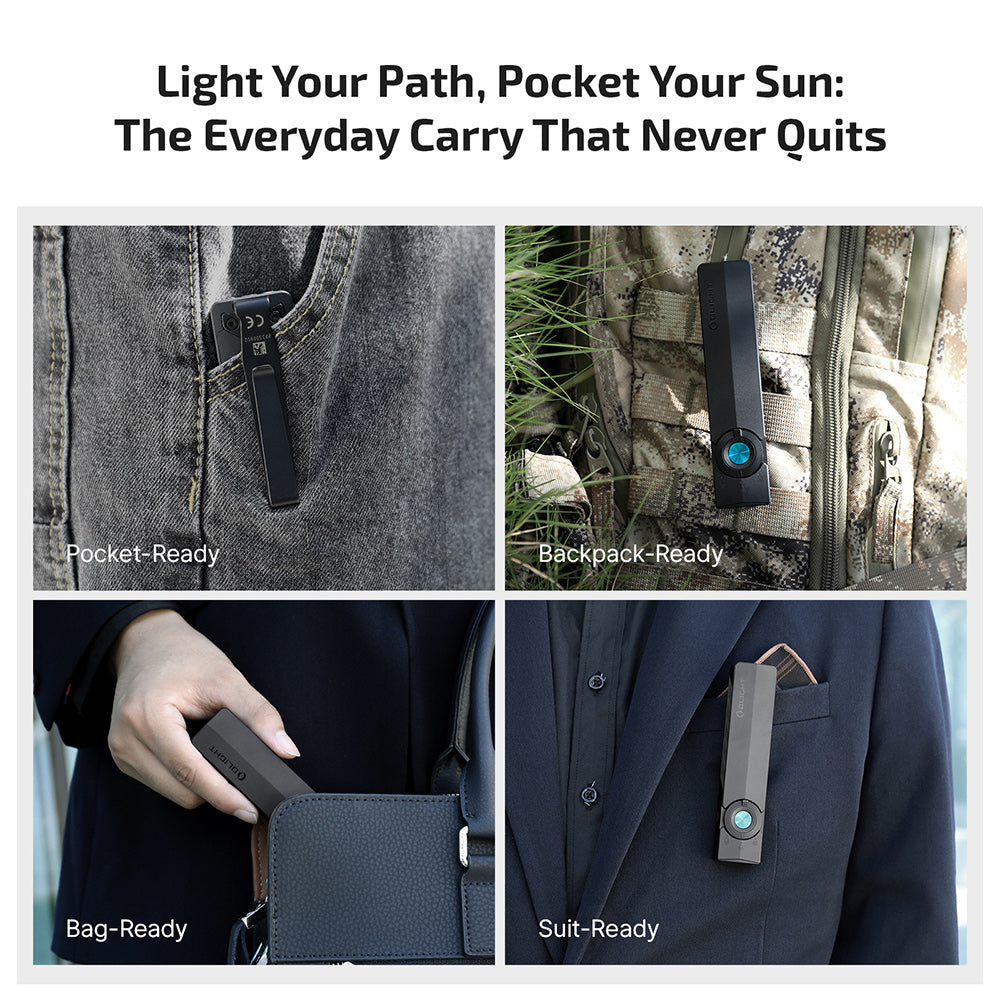 Olight ArkPro | plokščias 4-in-1 EDC žibintuvėlis | 1.500 lm
