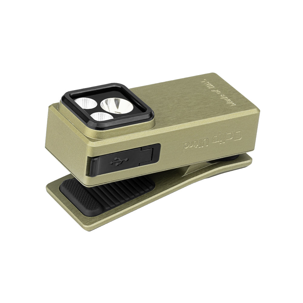 Olight Oclip Ultra | 3-in-1 prisegamas EDC žibintuvėlis | 530 lm - Olive Green