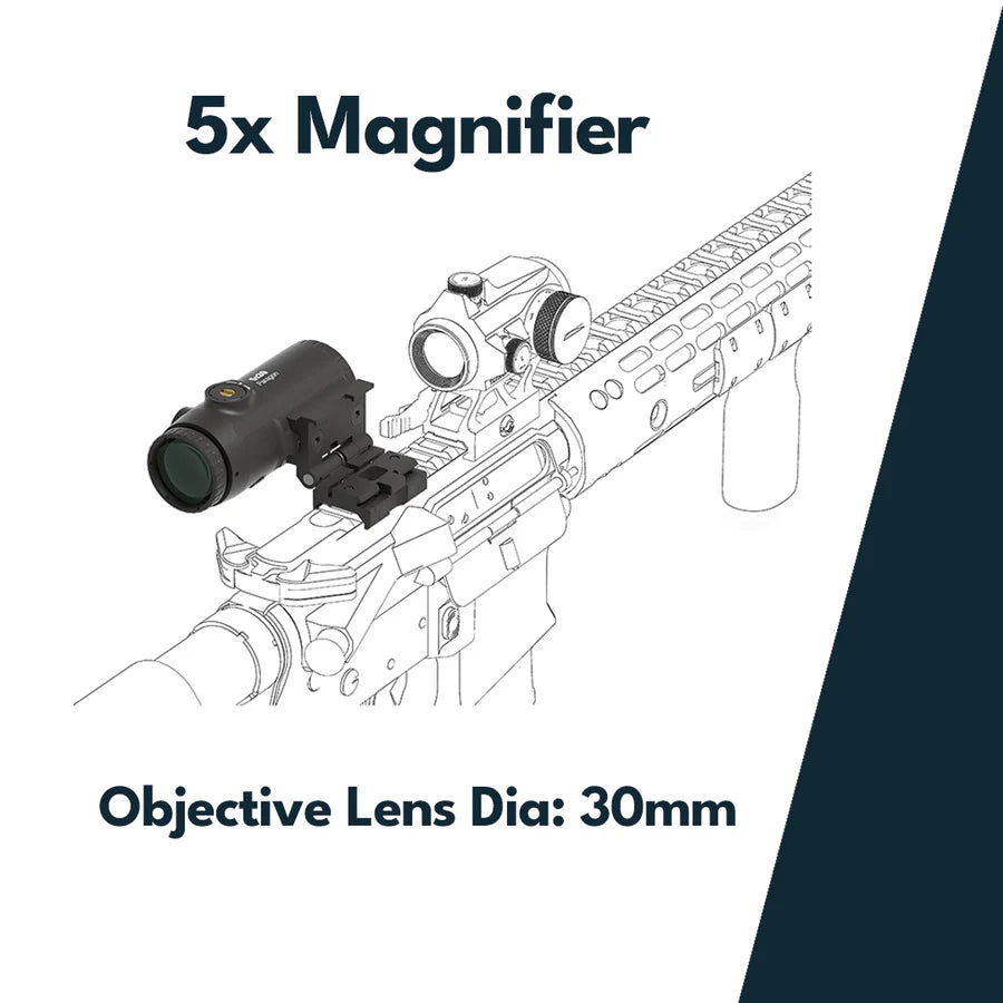 Vector Optics Paragon 5x30 didintuvas Micro 
