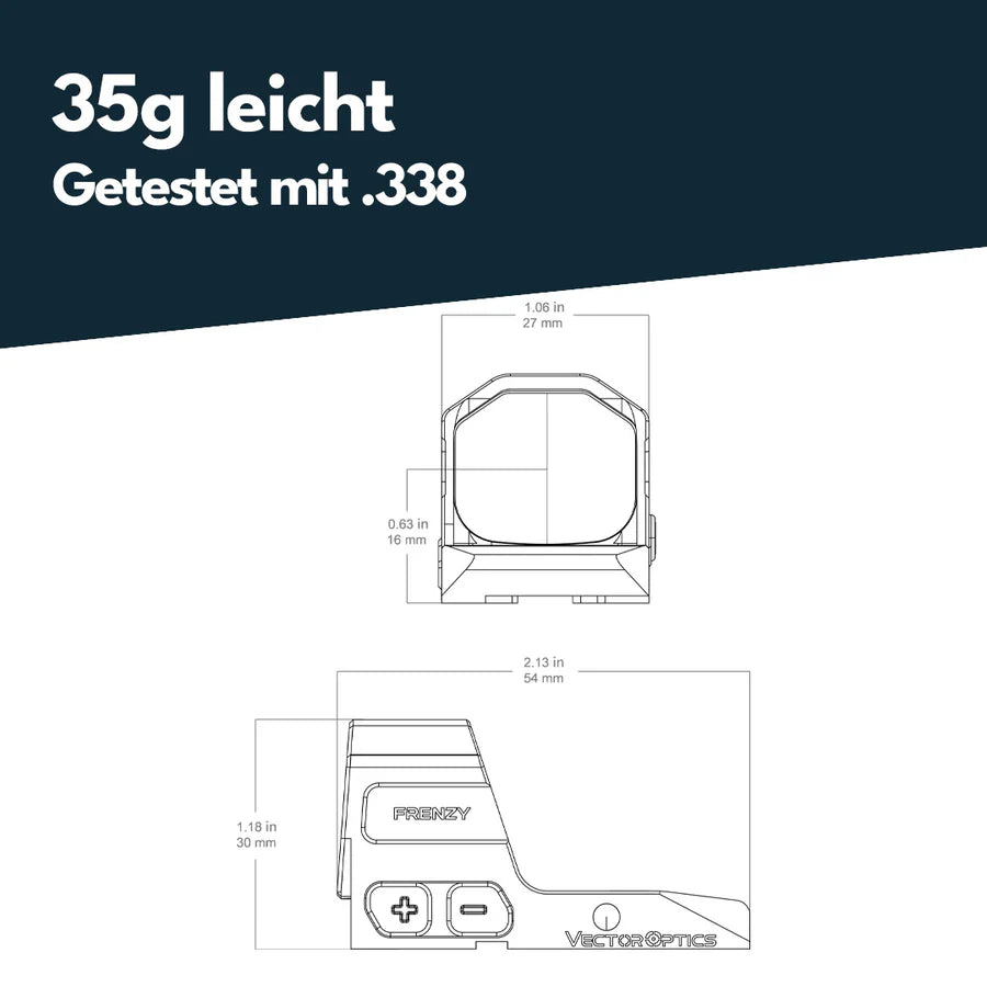 Vector Optics Frenzy 1x20x24 for CZ Shadow 2 OR 