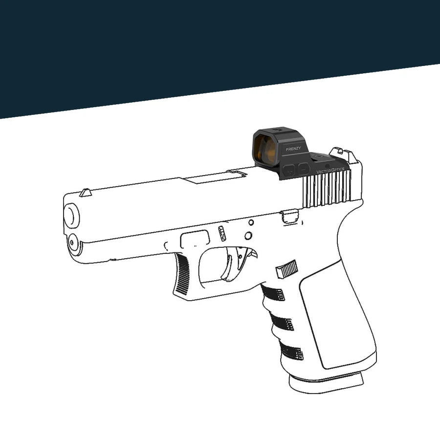 Vector Optics Frenzy 1x16x21 skirta Glock MOS 