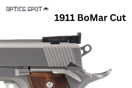 1911 [BoMar Cut] reguliuojamas galinis taikiklis | su šviesolaidžiais