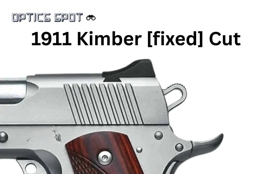 1911 [Kimber Fixed Cut] kolimatoriaus laikiklis | type S [RMSc DPP K-series footprint]