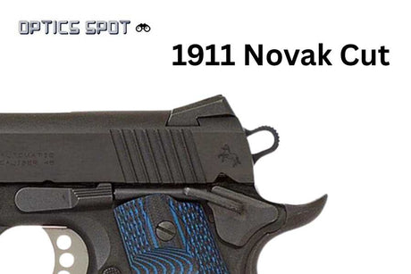 1911 [Novak Cut] reguliuojamas galinis taikiklis | su šviesolaidžiu
