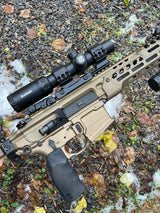 30 mm taikiklio laikiklis su pasvirimu | Picatinny QD Ergo pagrindas 