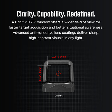 Osight C [raudona]