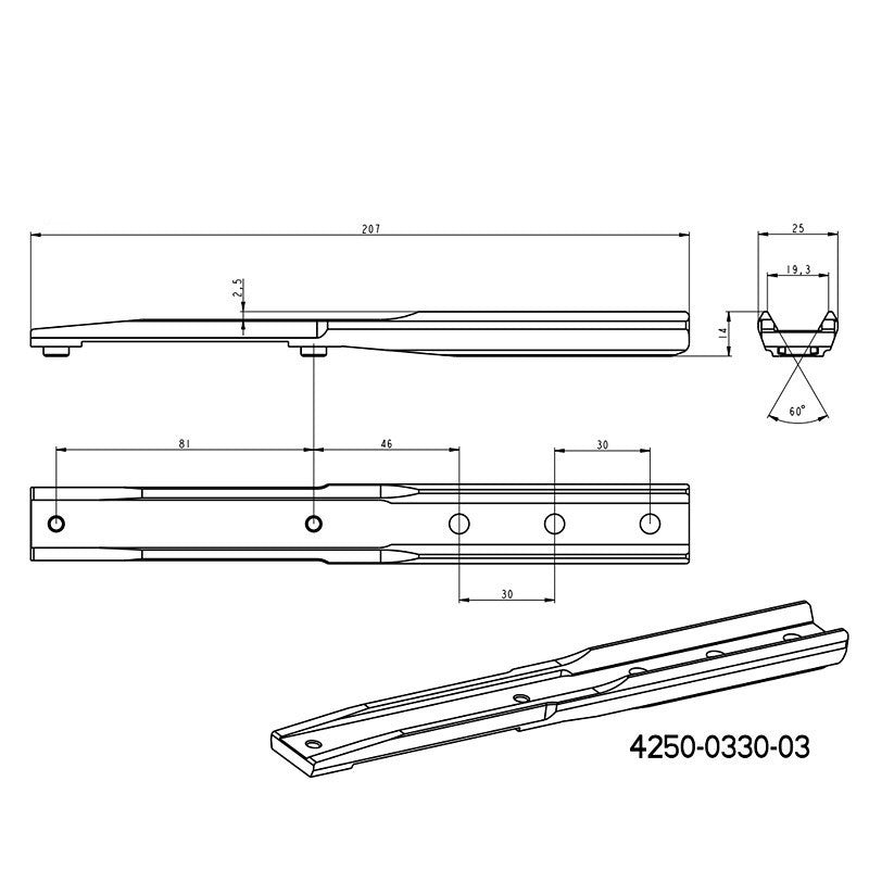 Adapteris InfiRay Rico RL 42, RH 50 | Blaser pagrindas 