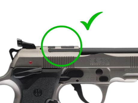 Beretta [92X 92XI 92 GTS 92X RDO M9A4] adapterio plokštelė | Trijicon RMR footprint