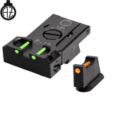 CZ P-10 reguliuojami mechaniniai taikikliai su šviesolaidžiu | type B 
