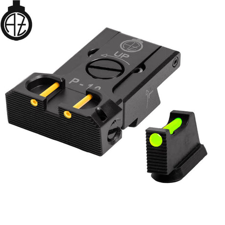 CZ P-10 reguliuojami mechaniniai taikikliai su šviesolaidžiais | type B