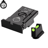 CZ P-10 reguliuojami mechaniniai taikikliai su šviesolaidžiais | type A 