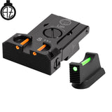 CZ Shadow 2, CZ 75 SP-01 Shadow reguliuojami mechaniniai taikikliai su šviesolaidžiu | tipas B Optics Spot