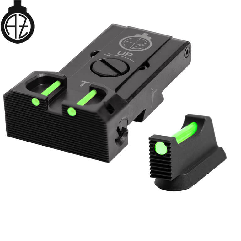 CZ TS 2, CZ TS 1 & CZ Shadow 2 Target reguliuojami mechaniniai taikikliai su šviesolaidžiu | tipas B 