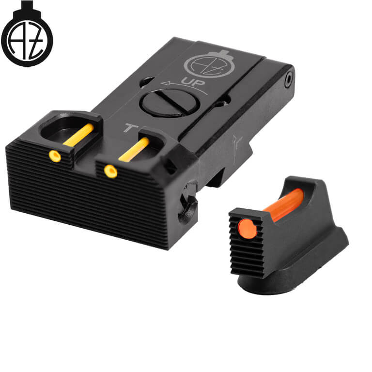 CZ TS 2, CZ TS 1 & CZ Shadow 2 Target reguliuojami mechaniniai taikikliai su šviesolaidžiu | tipas B 