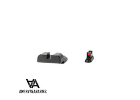 CZ P-07 CZ P-09 mechaniniai taikikliai | su šviesolaidžiu