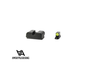 CZ P-10 Optics Ready žemi mechaniniai taikikliai | su tričiu