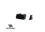 CZ P-10 Optics Ready aukšti mechaniniai taikikliai | su šviesolaidžiu
