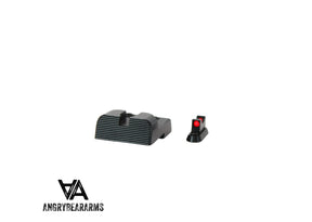 CZ P-10 [P-10C P-10F P-10S] mechaniniai taikikliai | su šviesolaidžiu