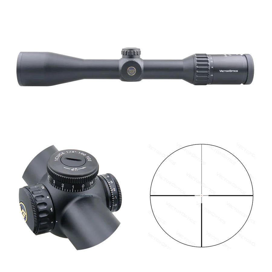 Vector Optics Continental 1.5-9x42 SFP optinis taikiklis 