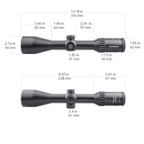 Vector Optics Continental 2-12x50 SFP optinis taikiklis 