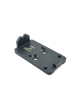 Dan Wesson DWX adapterio plokštelė su integruotu galinis taikiklis | Trijicon RMR footprint