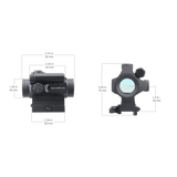 Vector Optics Nautilus 1x30 taikiklis su dvigubu tinkleliu kolimatorių 