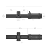 Vector Optics Forester 1-5x24SFP GenII optinis taikiklis 