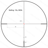 Vector Optics Miškininkas 2-10x40SFP optinis taikiklis 