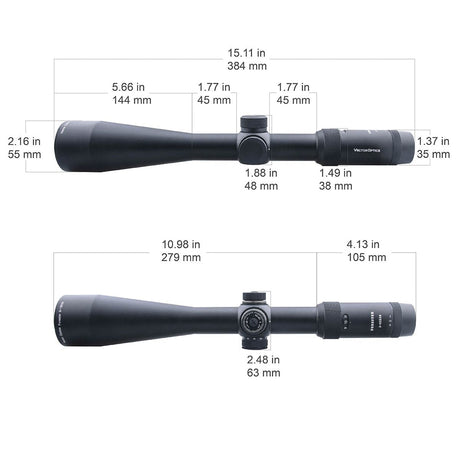 Vector Optics Forester 3-15x50SFP šautuvo optinis taikiklis