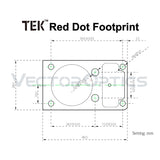 Vector Optics Įniršis 1x17x24 kolimatorių 