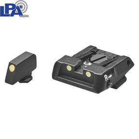 Reguliuojami mechaniniai taikikliai for Glock [G17 G19 G26 & other] | with luminescent dots