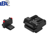 HK VP9 OR & HK SFP9 OR reguliuojami mechaniniai taikikliai | su šviesolaidžiu