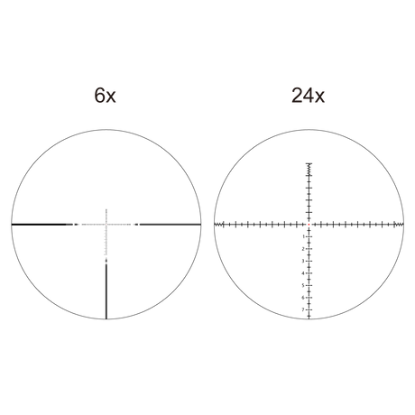 Vector Optics Orion Pro Max 6-24x50 MIL HD FFP šautuvo optinis taikiklis