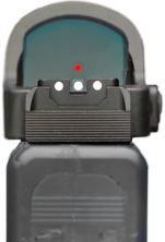 Sig P320 OR mechaniniai taikikliai - pusiau reguliuojami fiber B